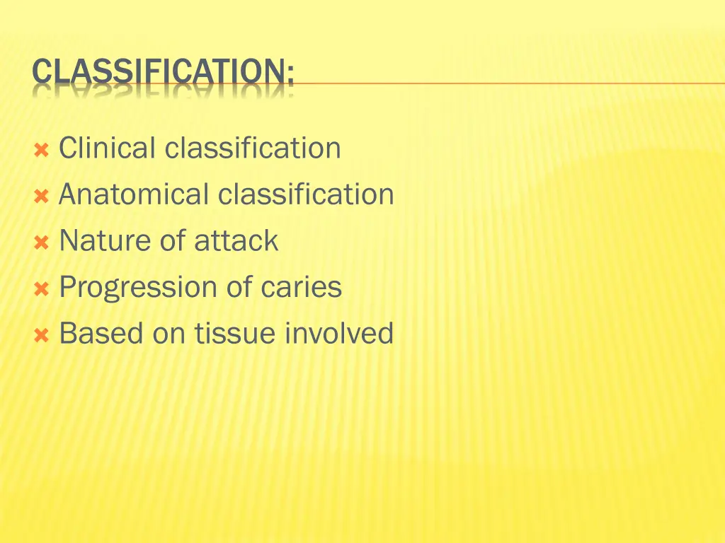 classification