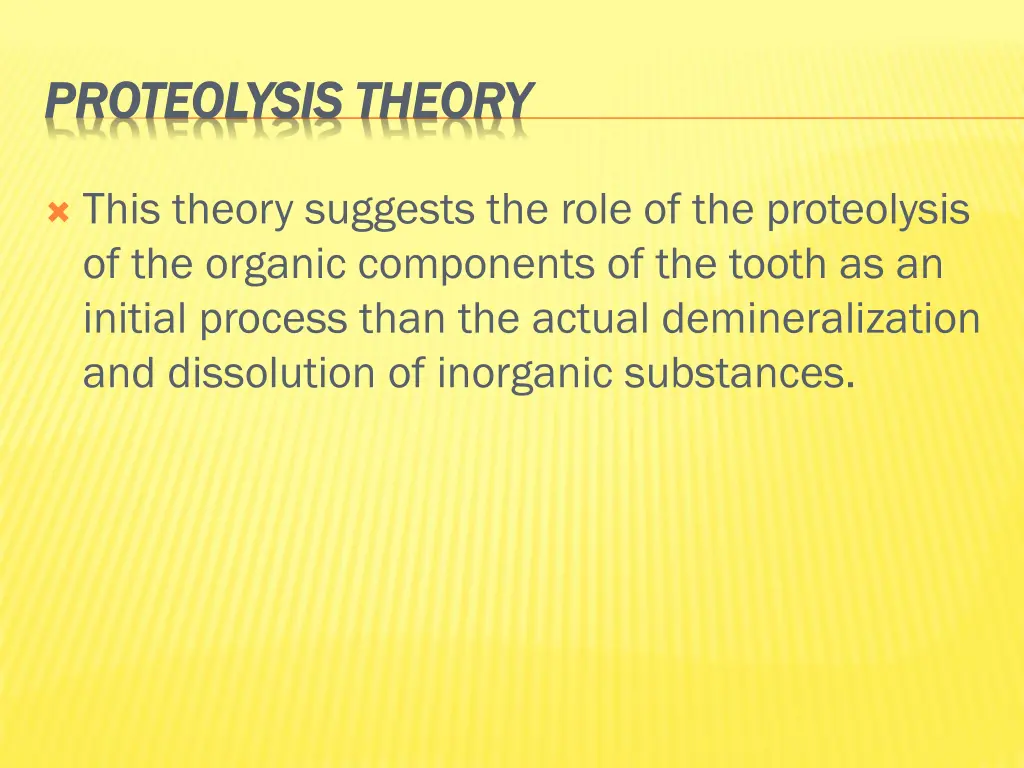 proteolysis theory proteolysis theory