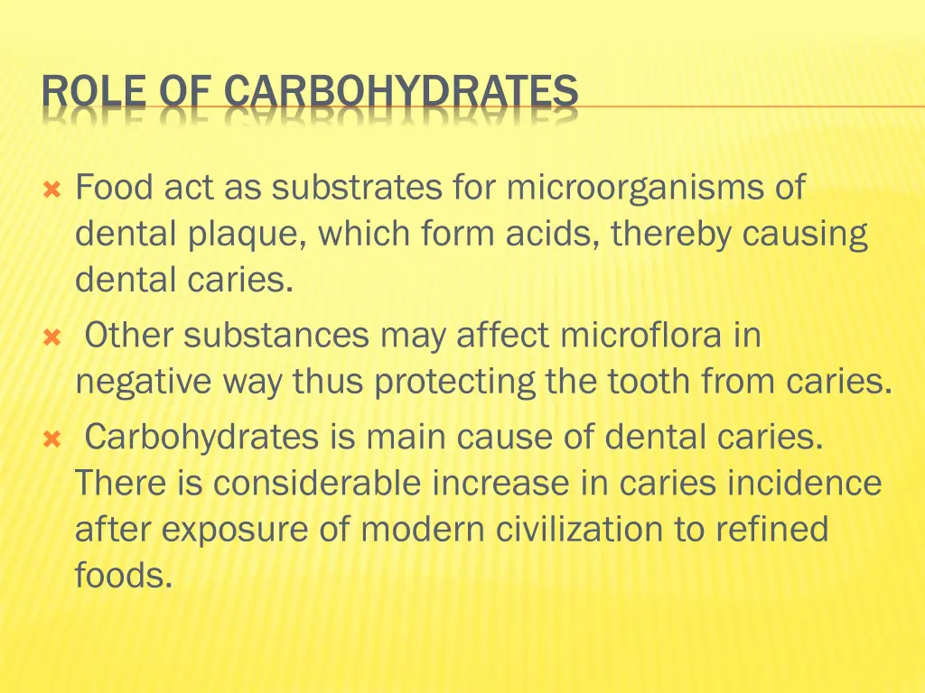 role of carbohydrates