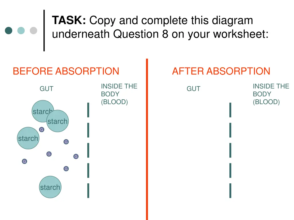 task copy and complete this diagram underneath