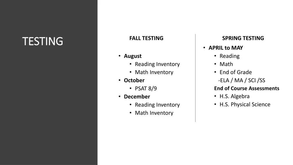 fall testing