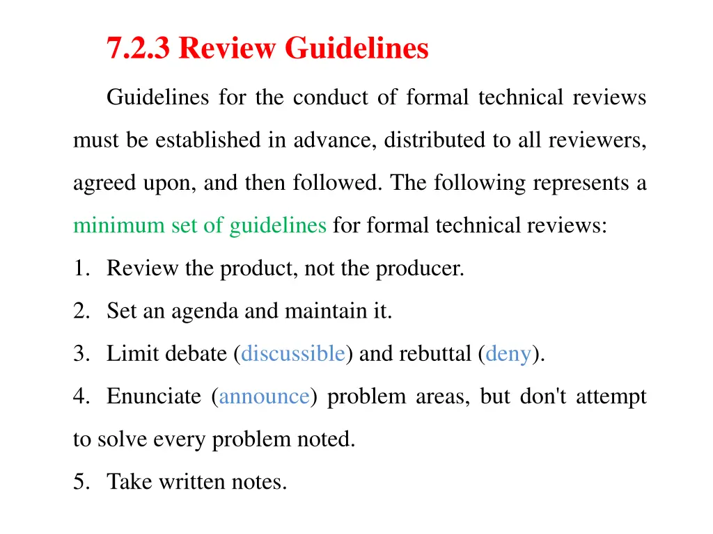 7 2 3 review guidelines