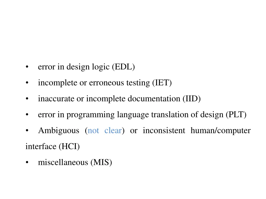 error in design logic edl