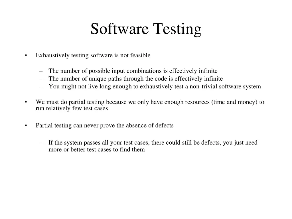 software testing 1