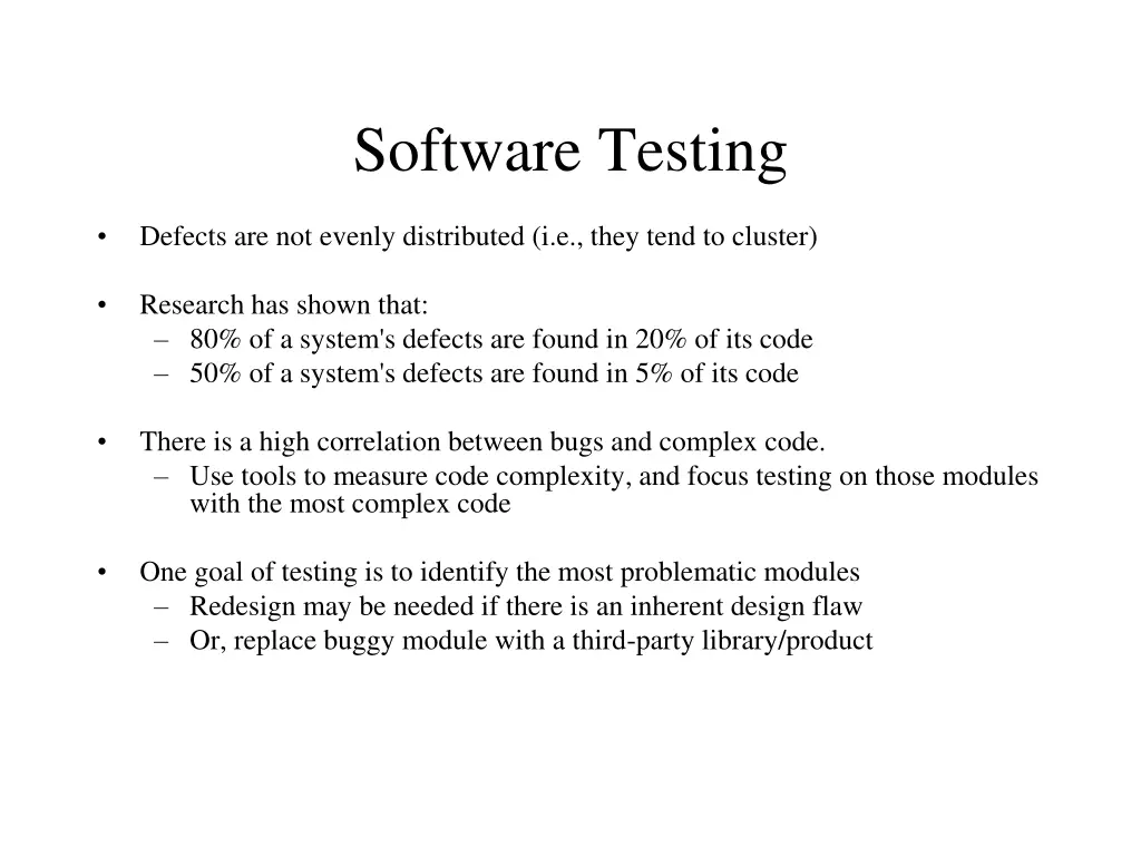 software testing 5