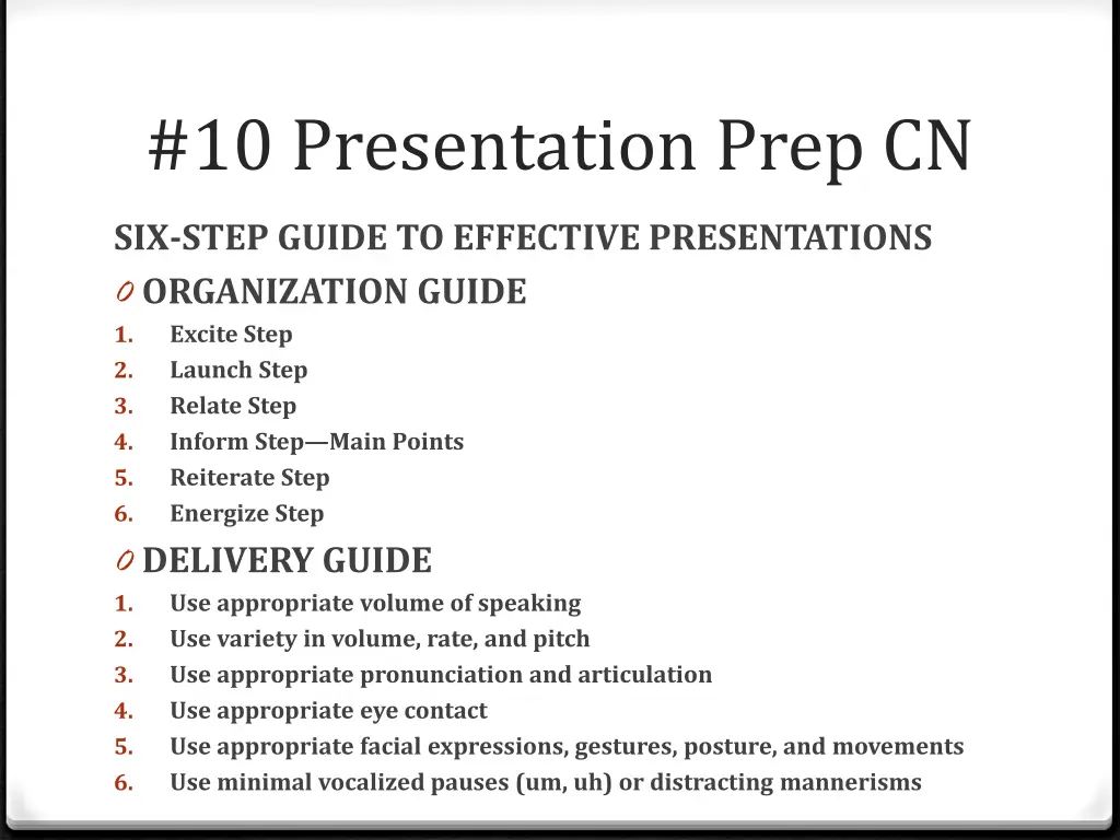 10 presentation prep cn