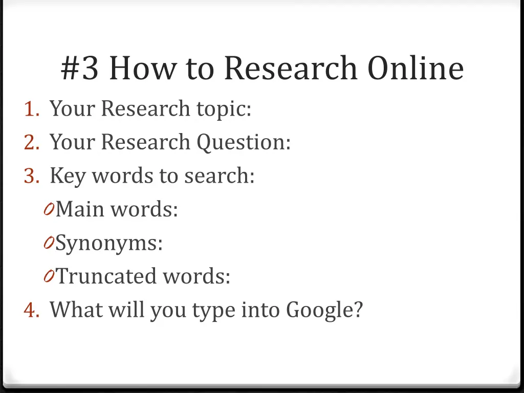 3 how to research online 1 your research topic