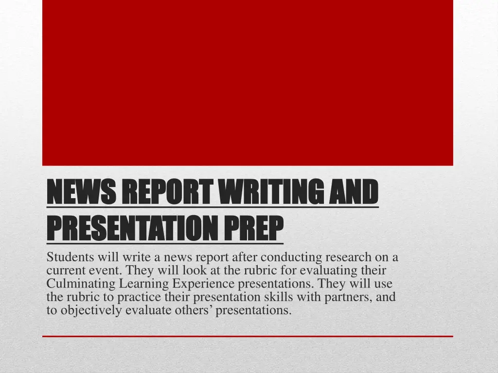 news news report writing and report writing