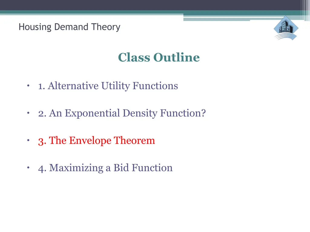 housing demand theory 14