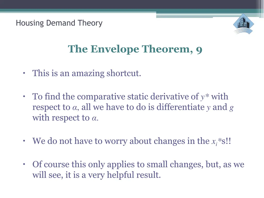 housing demand theory 23