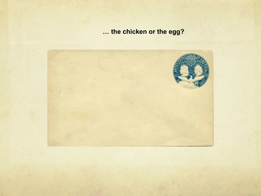 the chicken or the egg