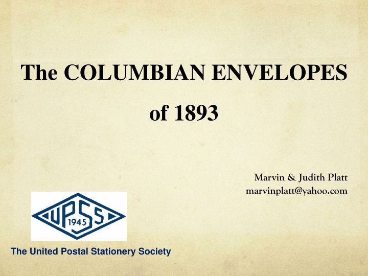 the columbian envelopes