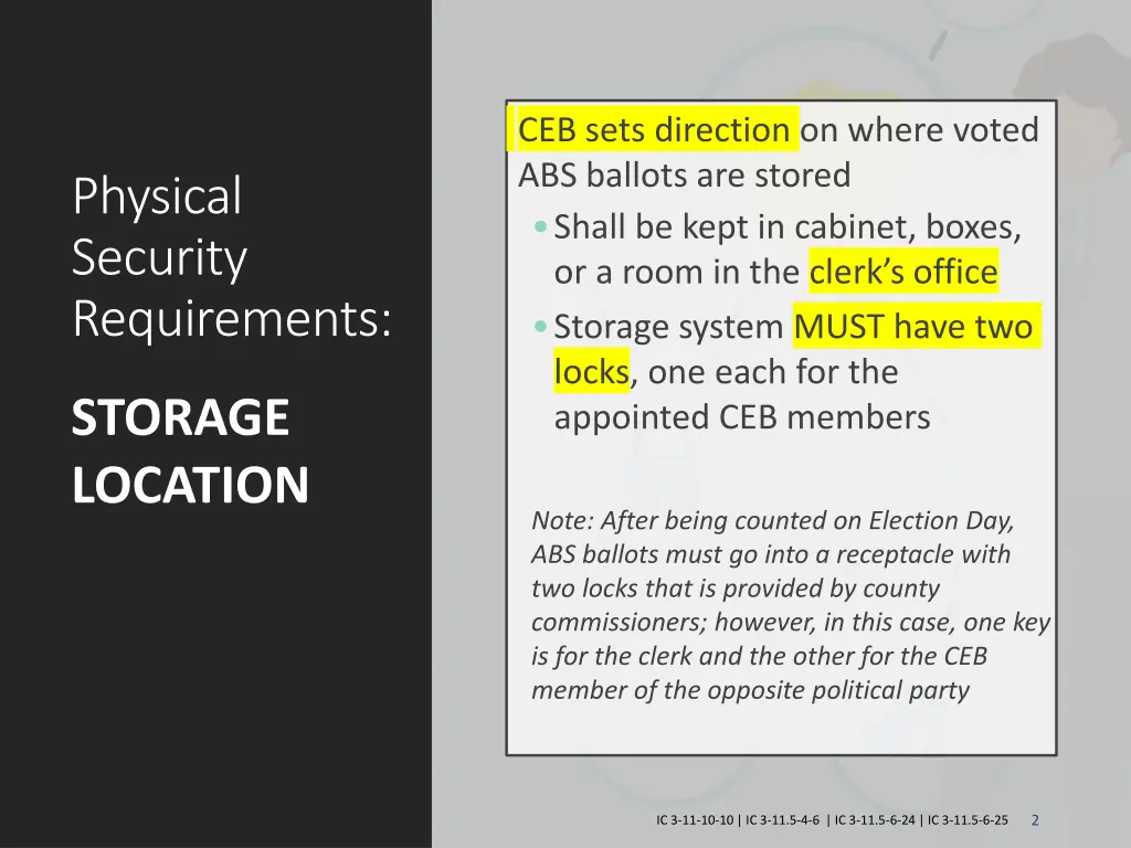 ceb sets direction on where voted abs ballots