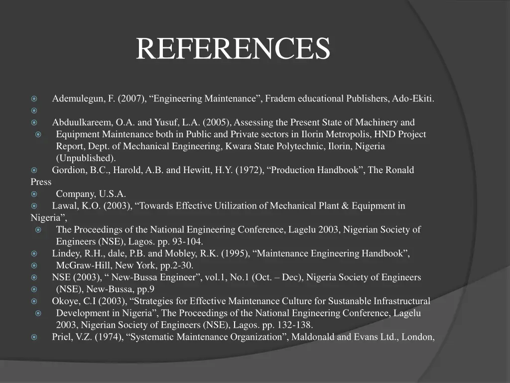 references