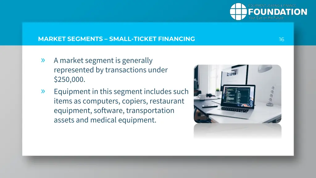 market segments small ticket financing