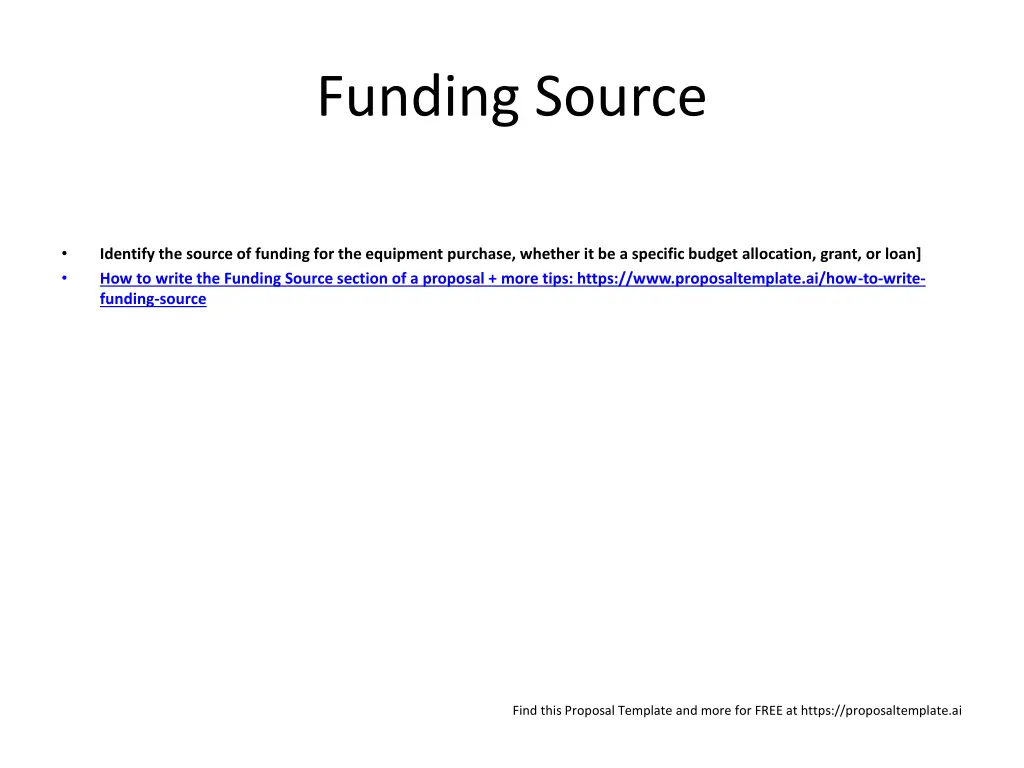 funding source