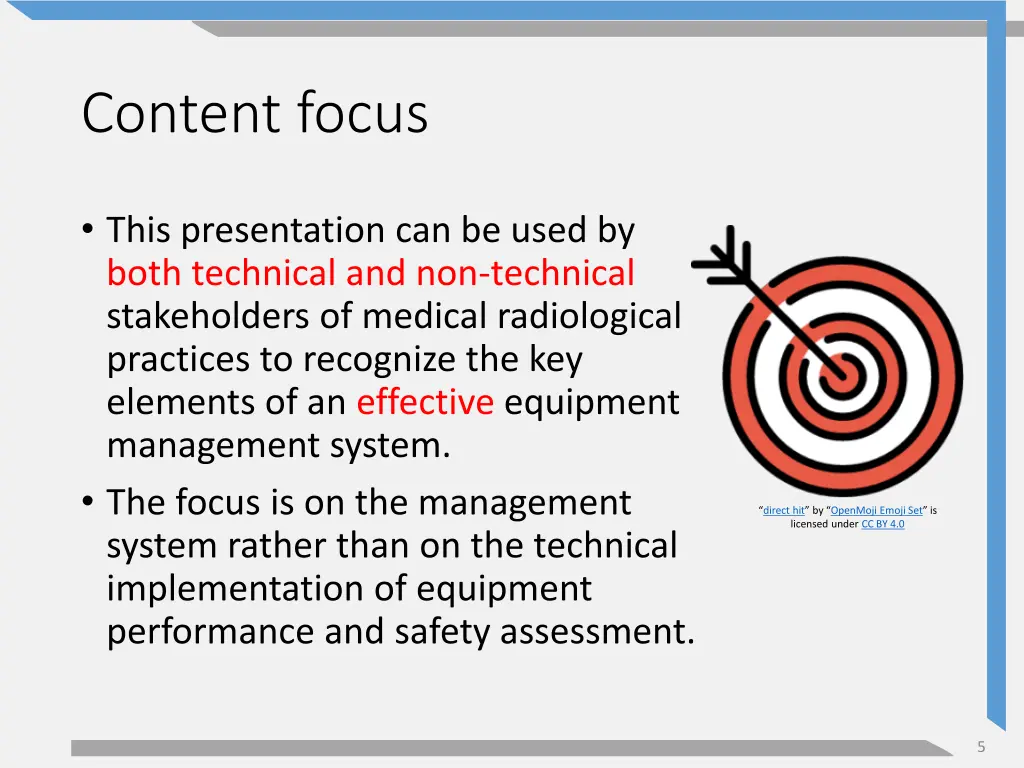 content focus