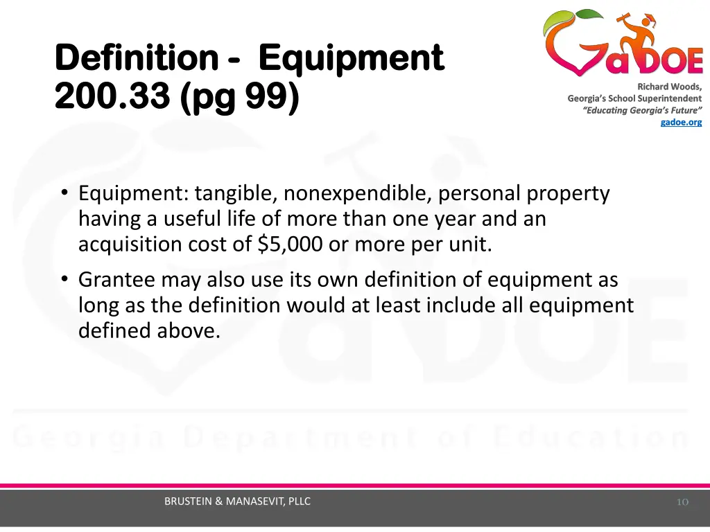 definition definition equipment