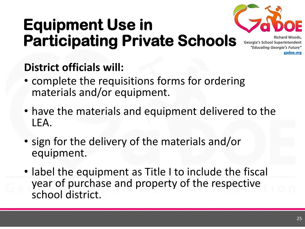 equipment use in equipment use in participating 1