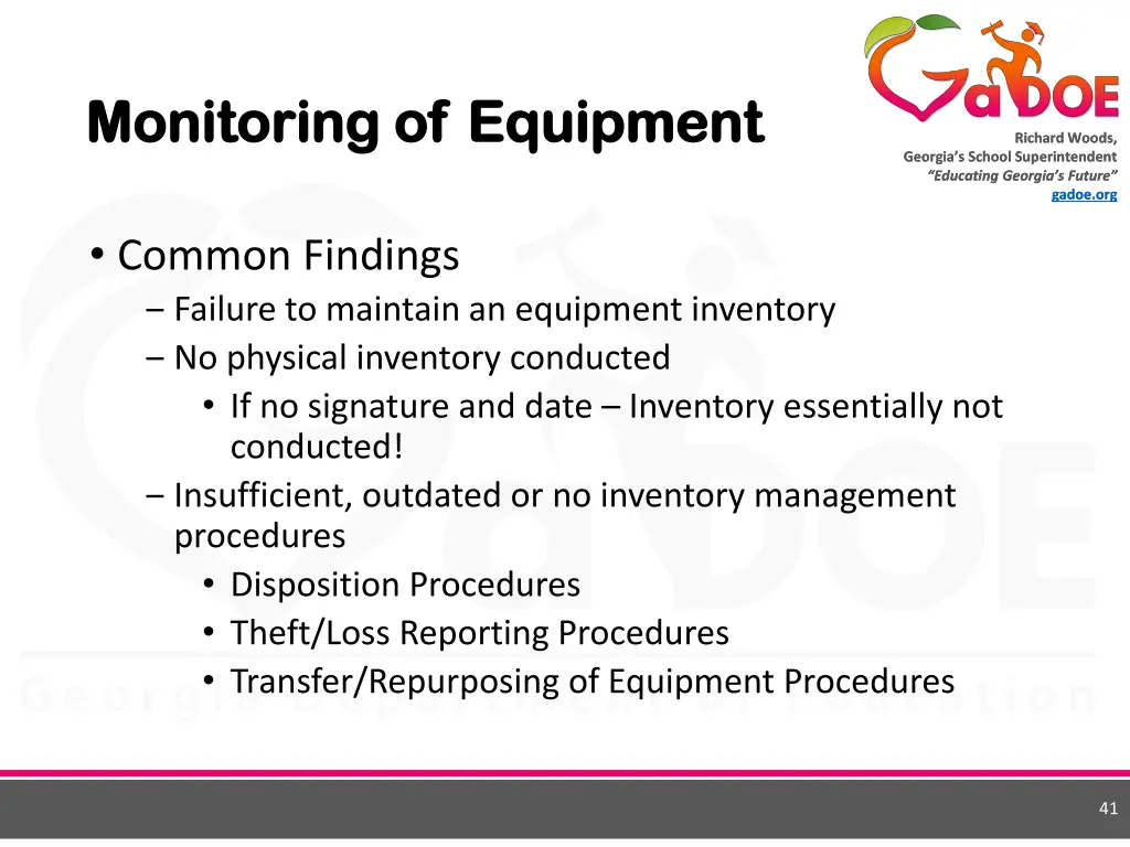 monitoring of equipment monitoring of equipment