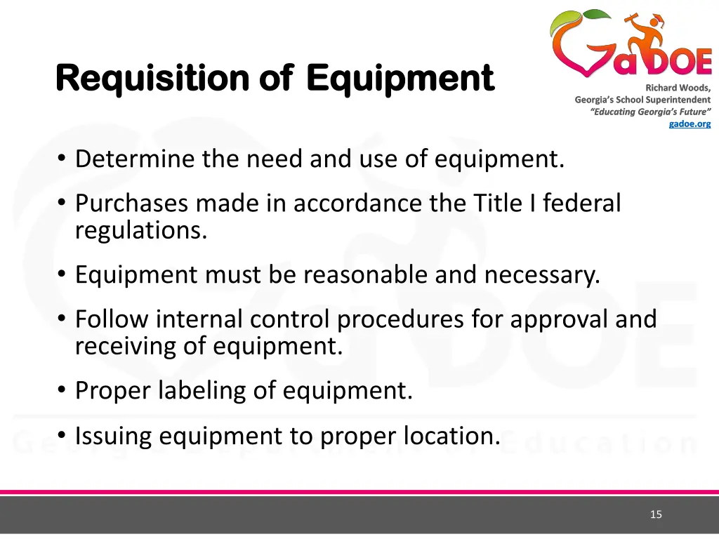 requisition of equipment requisition of equipment