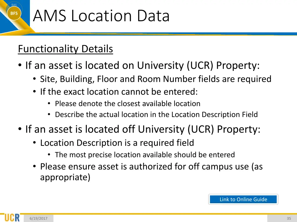 bas bfs ams location data 2