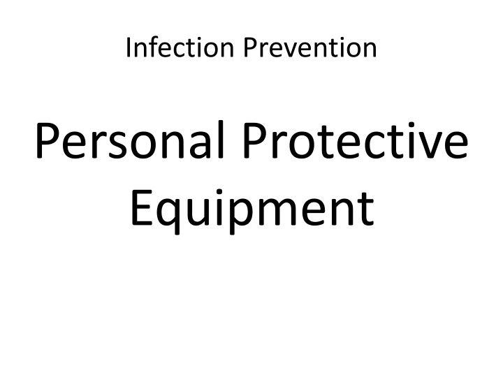 infection prevention