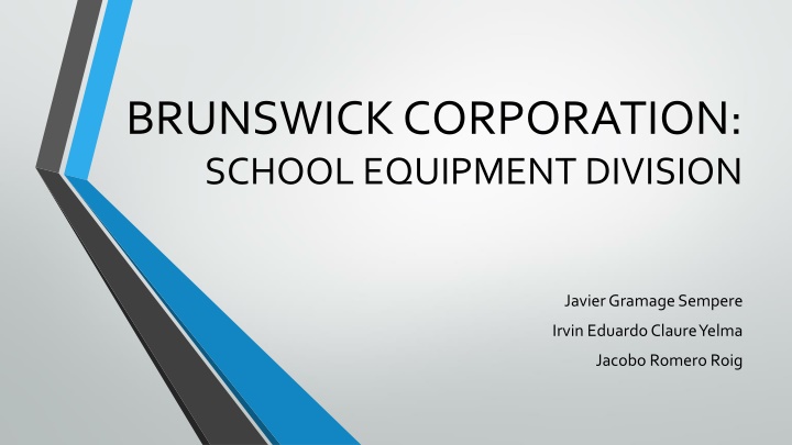 brunswick corporation school equipment division