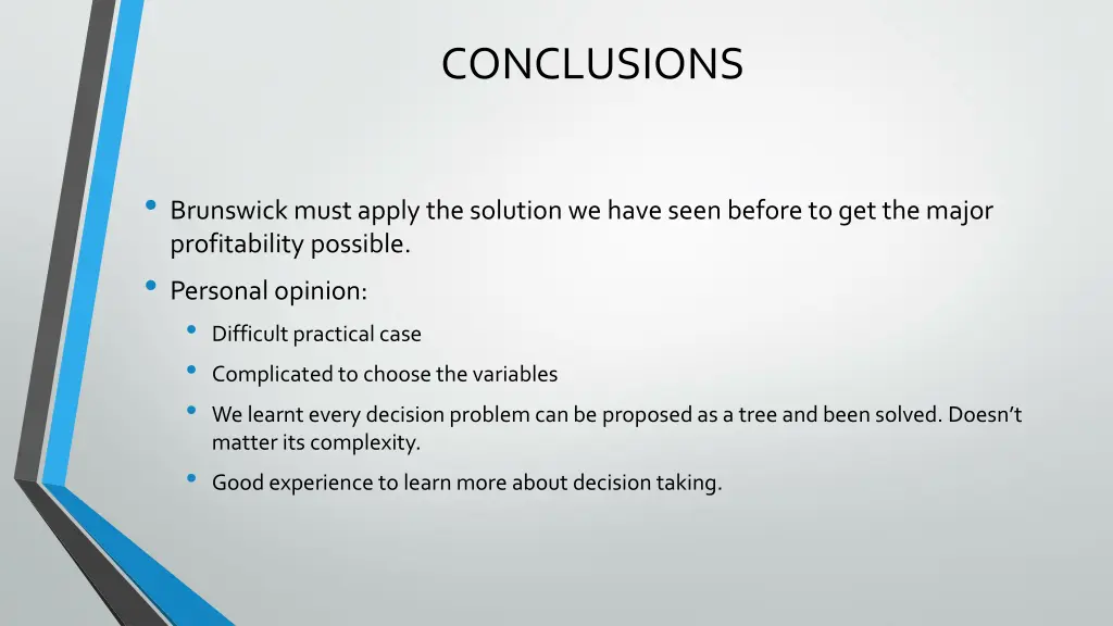 conclusions