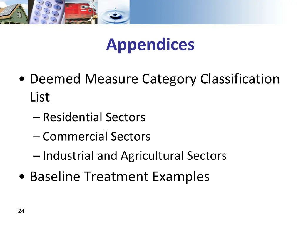 appendices