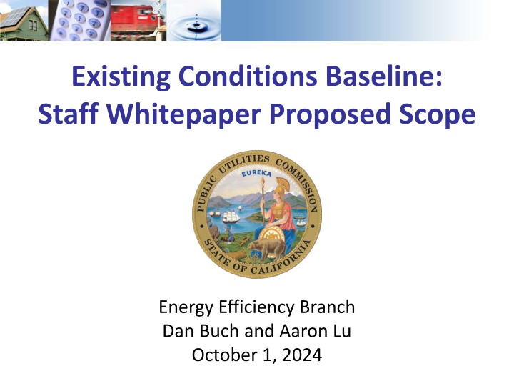 existing conditions baseline staff whitepaper