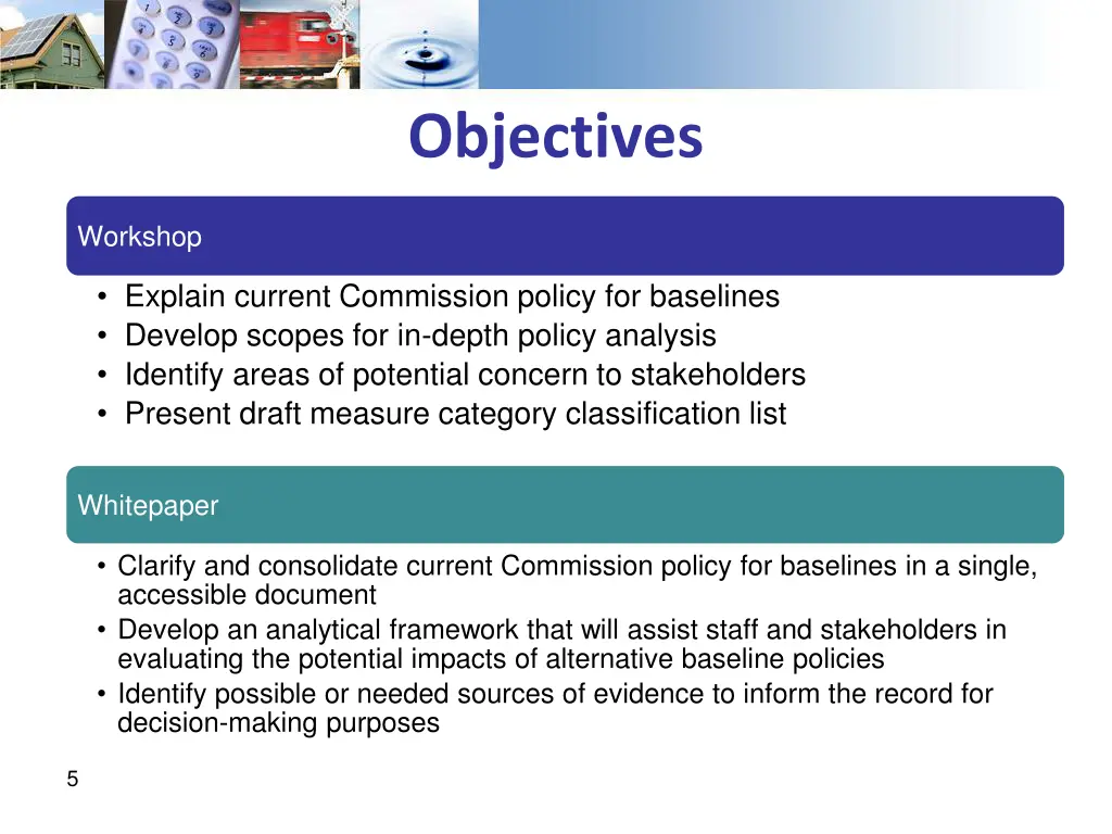 objectives