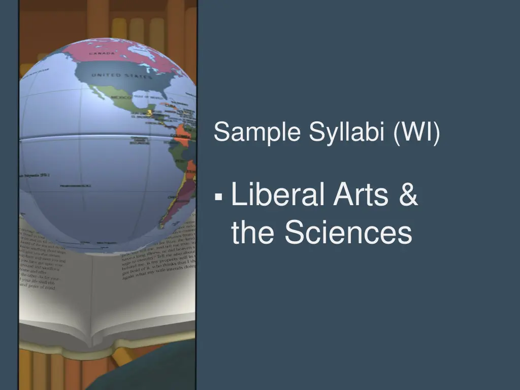 sample syllabi wi