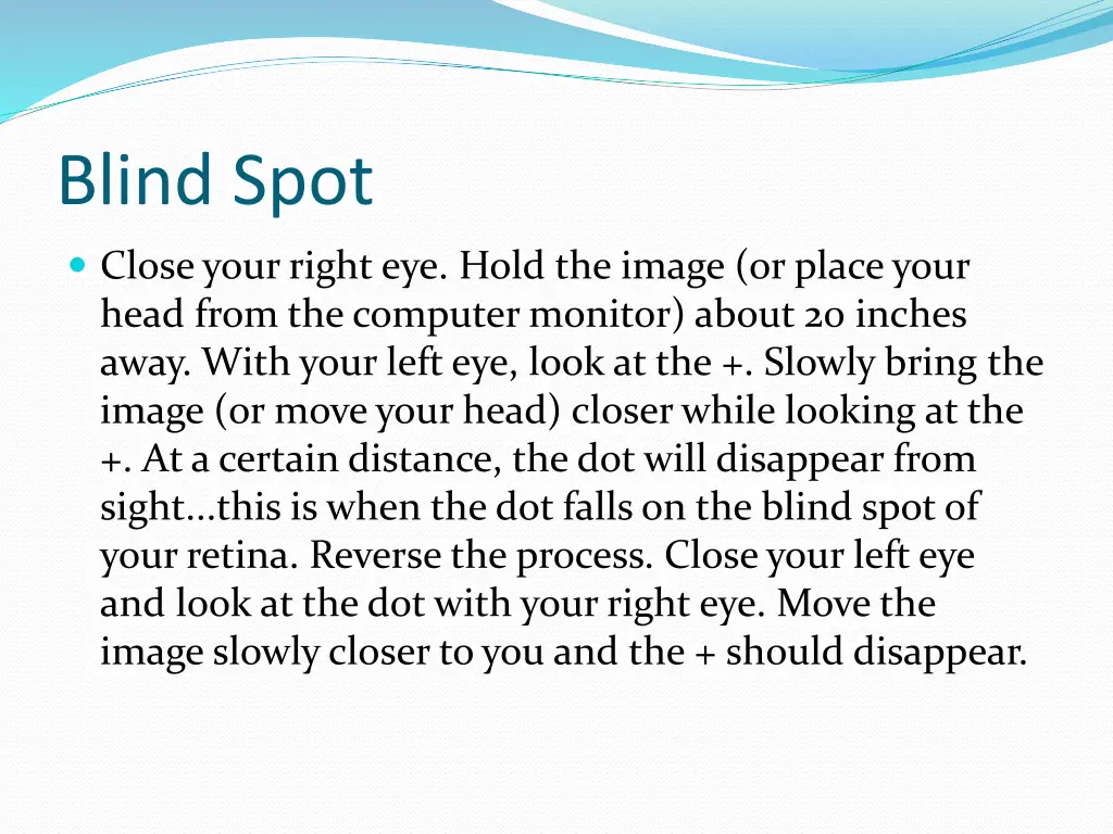 blind spot