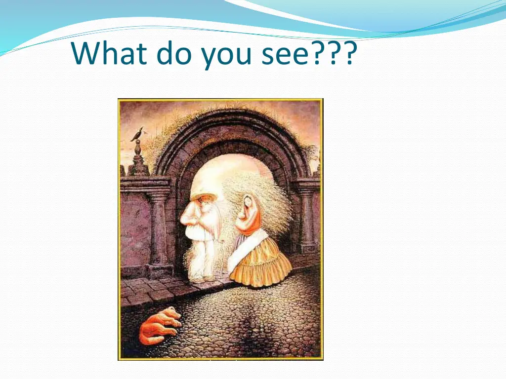 what do you see