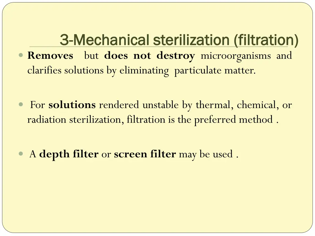 3 3 mechanical sterilization mechanical