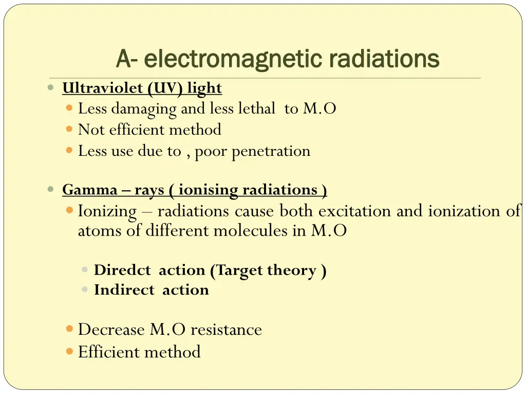 a a electromagnetic radiations electromagnetic