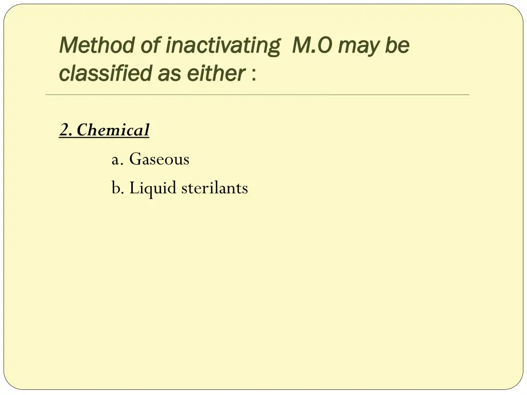 method of inactivating m method of inactivating 1