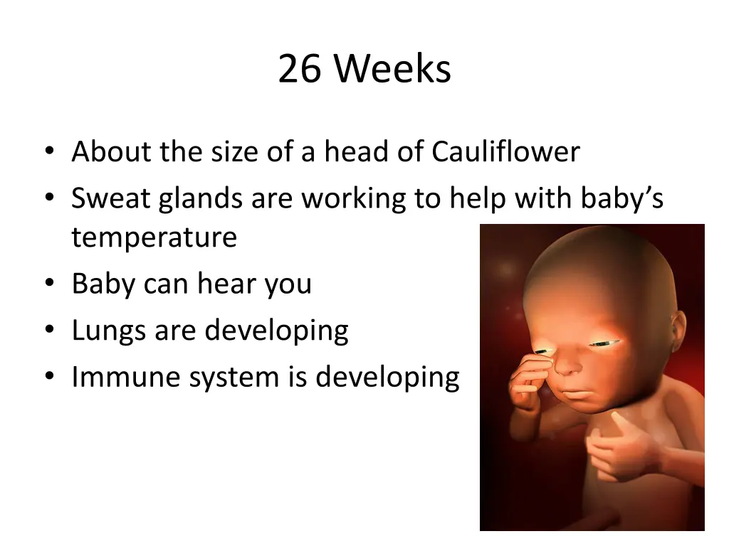 26 weeks