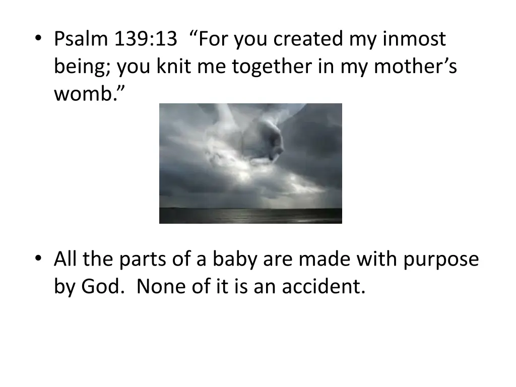 psalm 139 13 for you created my inmost being