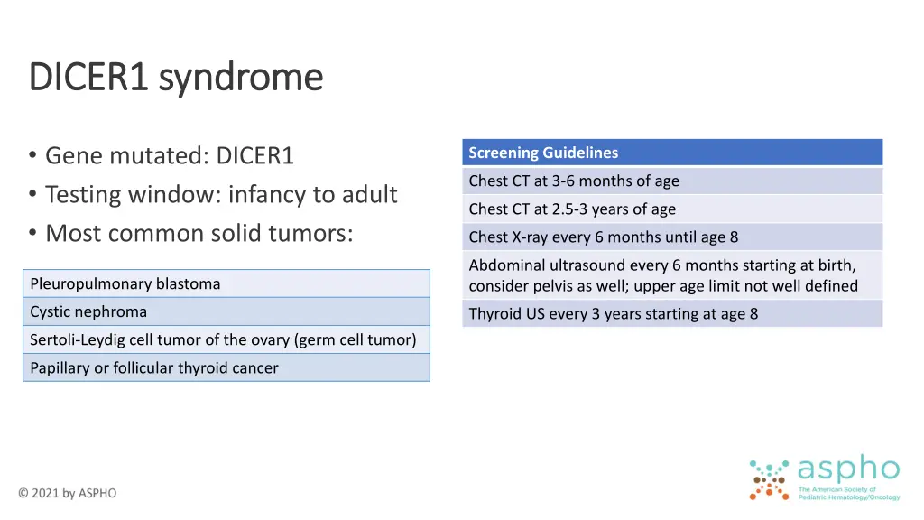 dicer1 syndrome dicer1 syndrome