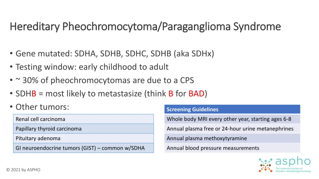 hereditary pheochromocytoma paraganglioma