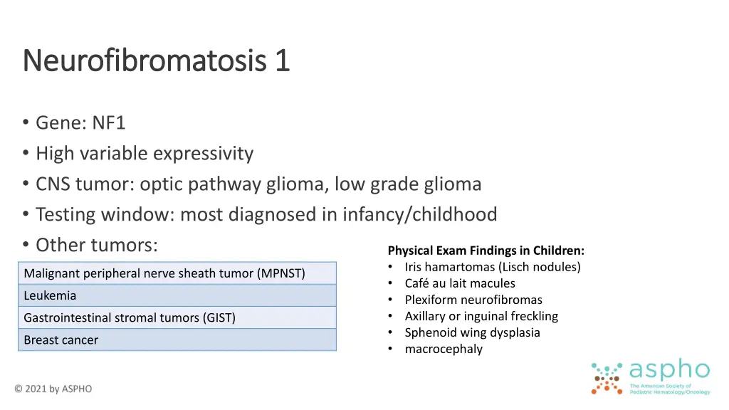 neurofibromatosis 1 neurofibromatosis 1