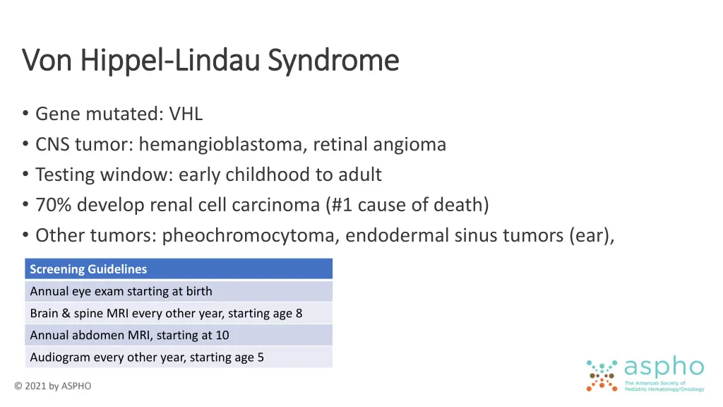 von hippel von hippel lindau syndrome lindau