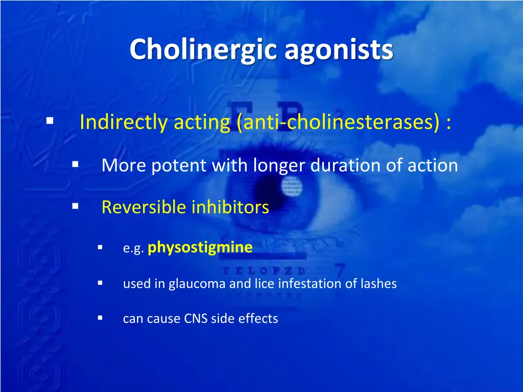 cholinergic agonists 1