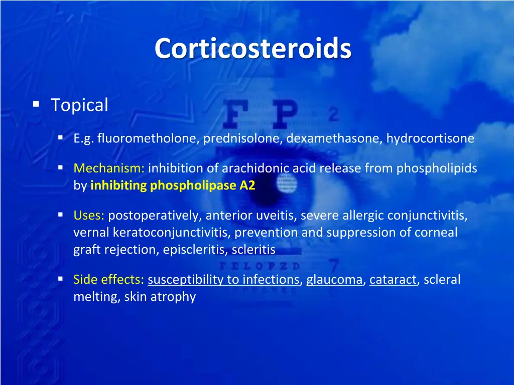 corticosteroids