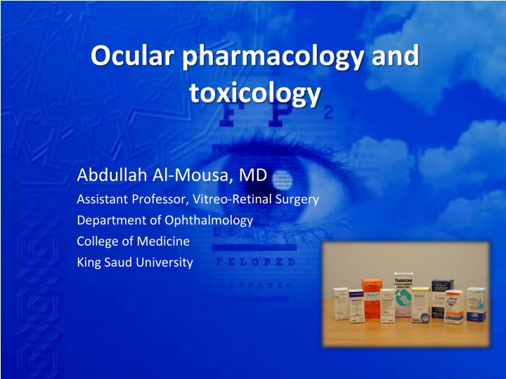 ocular pharmacology and toxicology