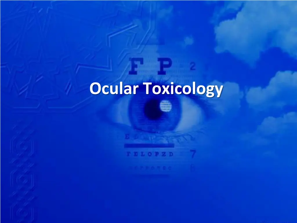 ocular toxicology