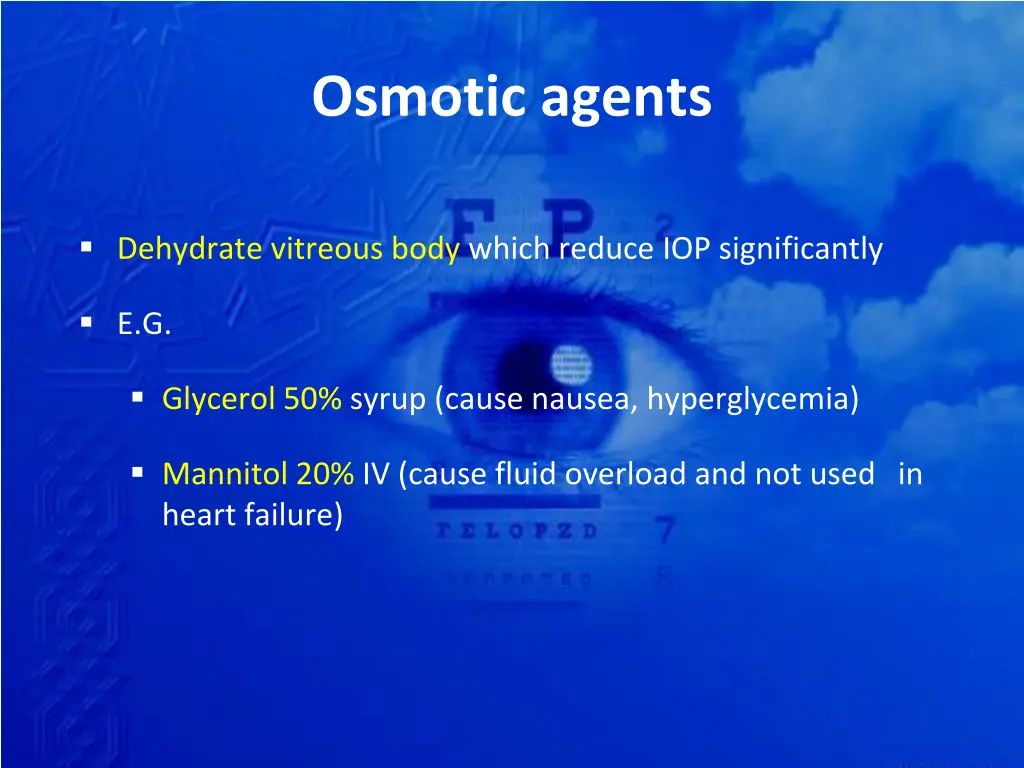 osmotic agents