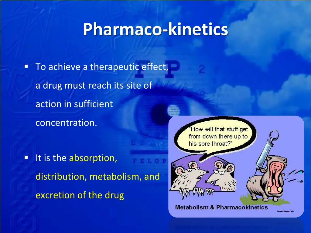 pharmaco kinetics